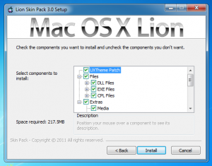 Pack de transformación de Windows 7 a Mac OS X Lion
