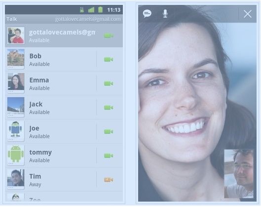 Google confirma Android 2.3.4, llega la videollamada