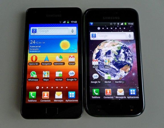 Samsung Galaxy II vs 1 pant 576x450 Samsung I9100 Galaxy S II, la saga se refuerza