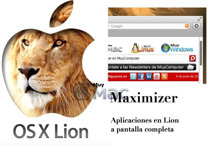 Activa el modo pantalla completa de Mac OS X Lion en todas las aplicaciones