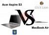 Comparativa Acer Aspire S3 vs MacBook Air (VIDEO)