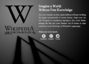 La Wikipedia, WordPress, Google y otros grandes, contra la SOPA