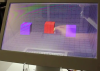 Escritorio virtual 3D con pantalla transparente OLED y Kinect