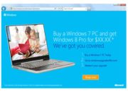 Programa de actualización a Windows 8 desde PCs Windows 7