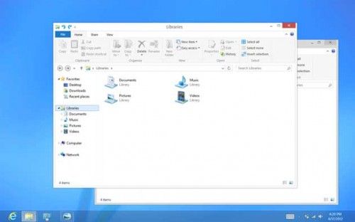 Microsoft elimina Aero de Windows 8