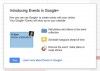 Events llegará a Google+