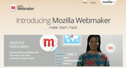 Mozilla Webmaker, un proyecto para convertirnos en creadores en la web