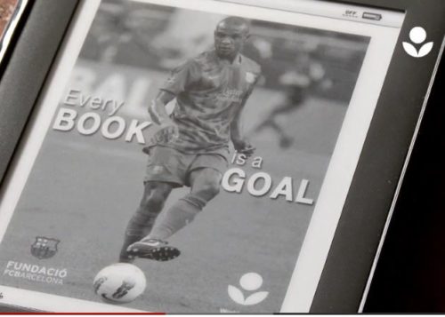 1 millón de e-books donados a África con la ayuda del Barça