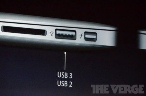 macbook air 13 usb 3 500x329 Los nuevos MacBook Air llegan con USB 3.0