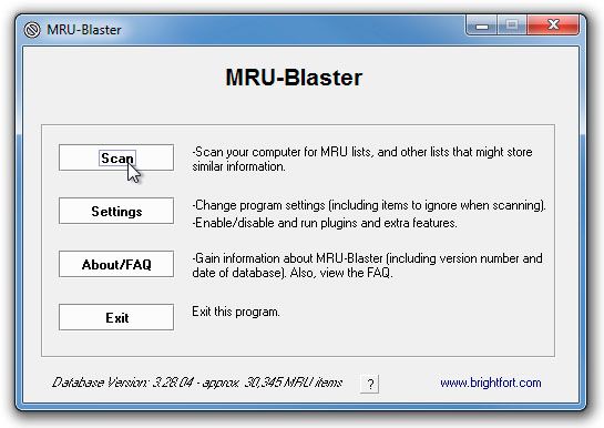 MRU Blaster Borra tu rastro digital con MRU Blaster