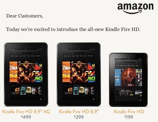 kindle fire lineup Nuevos tablets Amazon Kindle Fire: HD, HD 8,9 y HD 8,9 4G
