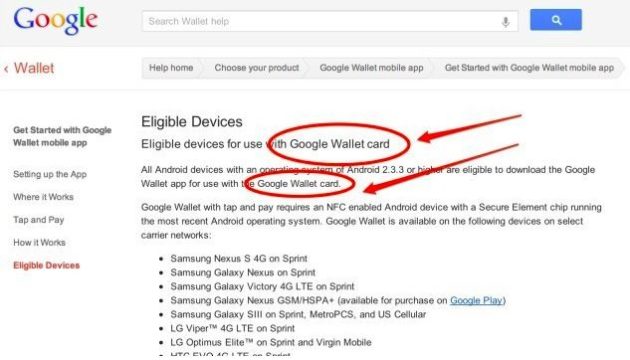 Google Wallet 630x360 Google prepara su propia tarjeta de crédito, la Wallet Card