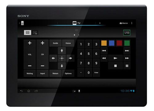 Sony Xperia Tablet S remote app Sony Xperia Tablet S, análisis