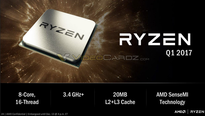 AMD RYZEN: primer procesador entusiasta de los Zen