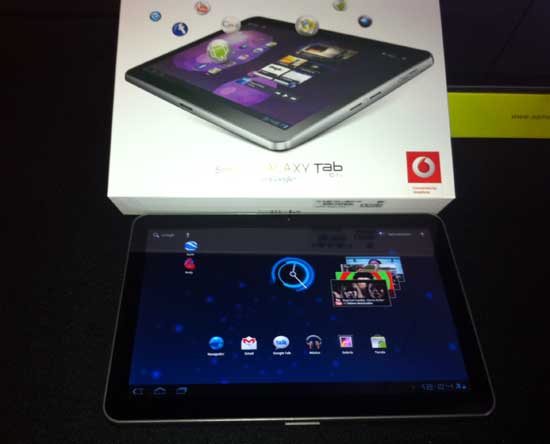 Samsung Galaxy Tab 10.1v: precios, tarifas, características