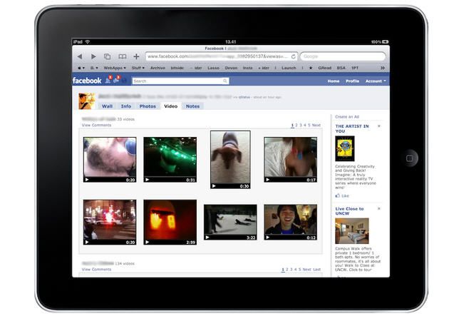 Facebook-iPad