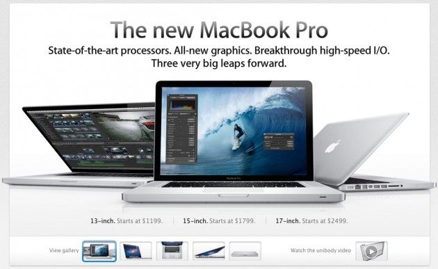 Nuevos MacBook Pro late 2011