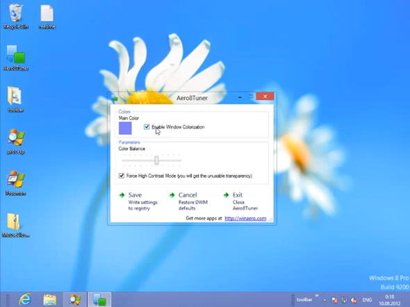 Activa y personaliza Aero Glass en Windows 8 29