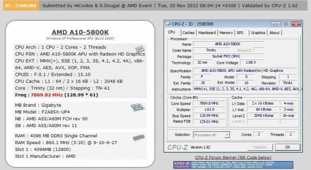 AMD A10 record