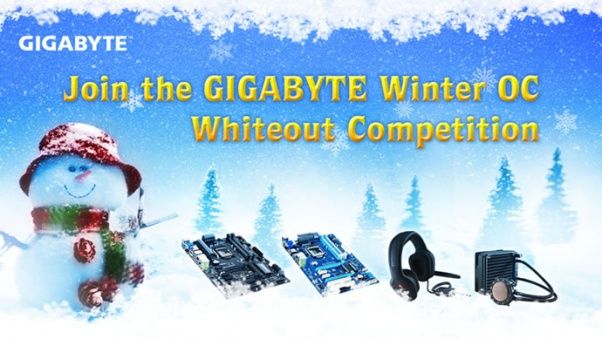 Gigabyte Winter OC Whiteout Competition