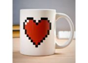 taza corazón