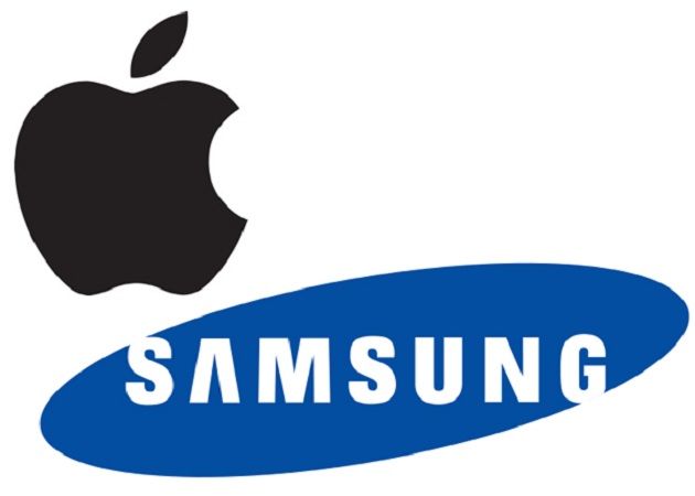 Logos Apple y Samsung