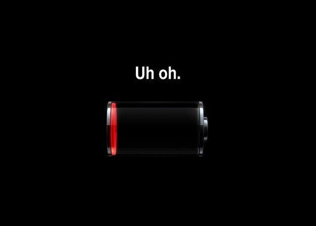 iPhone batería vacía