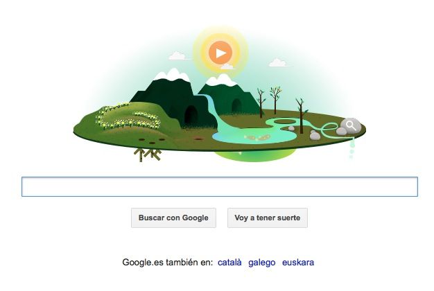 Día de la Tierra Doodle de Google
