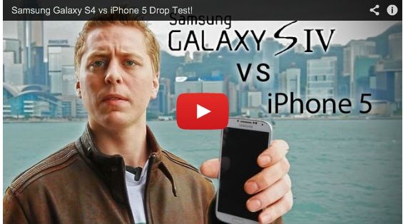 Samsung Galaxy S4 Drop test