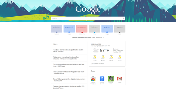 Google-Now-page-chrome