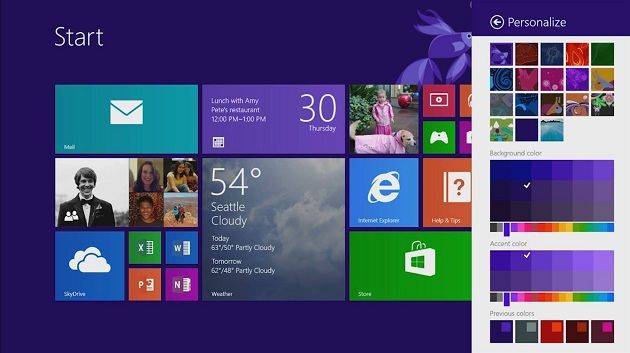 11 nueva interfaz Windows 8.1