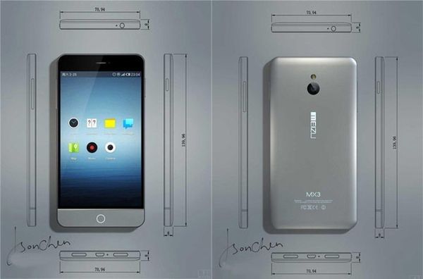 331 Meizu MX3 smartphone gama alta 11x