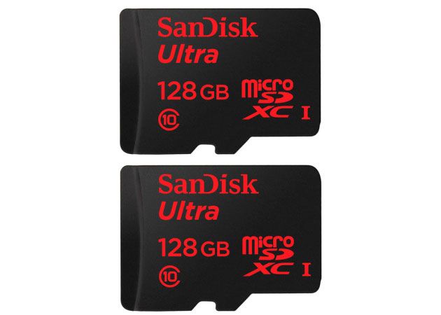 Tarjetas microSD de 128 Gbytes SanDisk