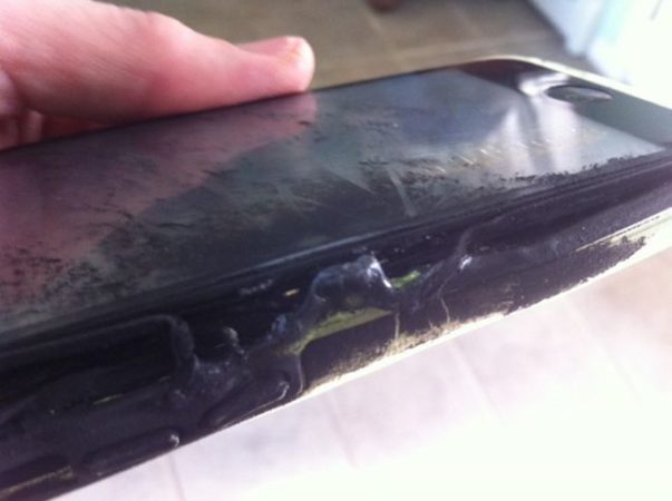 iPhone 5 se incendió bolsillo m31mx