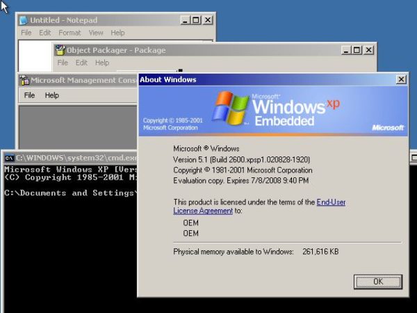 variantes de Windows XP i0312mx