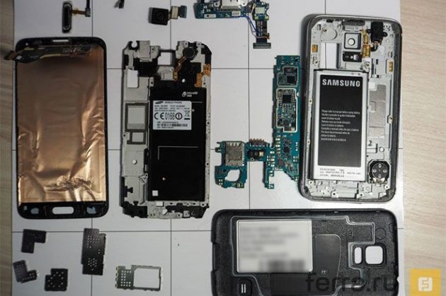 Galaxy S5 desmontado por completo 31mx