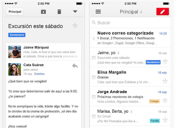 Gmail para iOS app 3_0