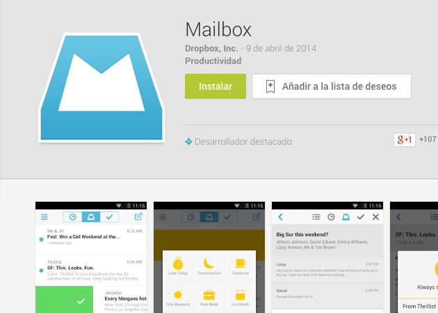 Mailbox para Android