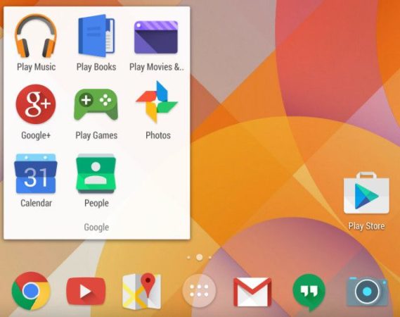 Nuevos iconos que lucirá Android 4.5
