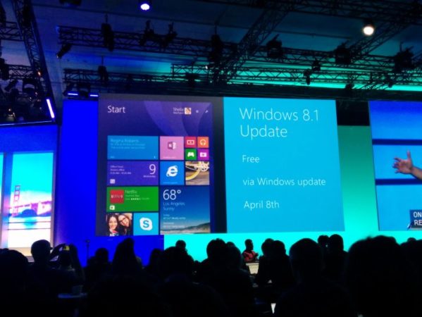Windows 8.1 llegará el 8 de abril