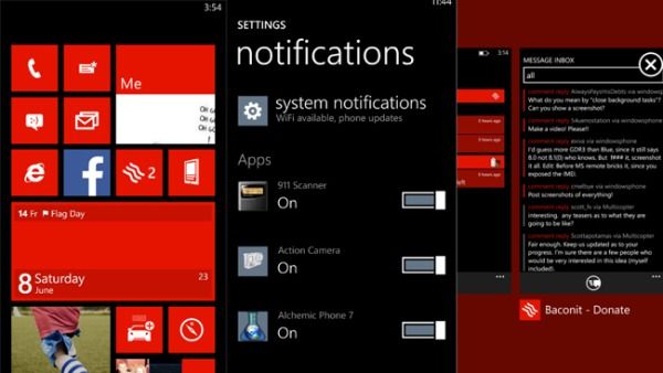 actualización de Windows Phone m3x