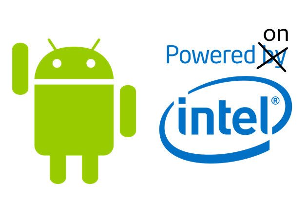 Android powered on Intel