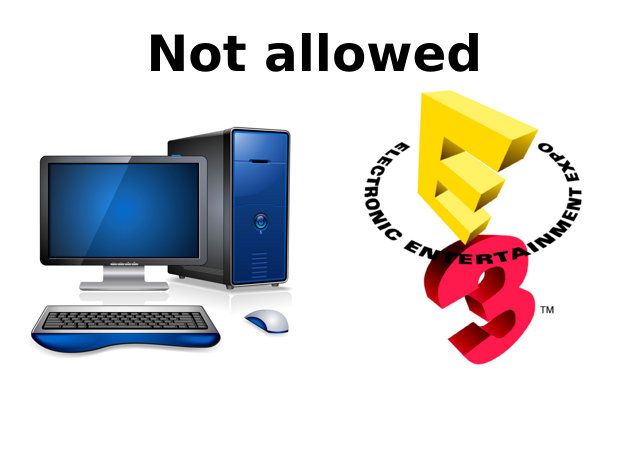 PC no permitido en el E3