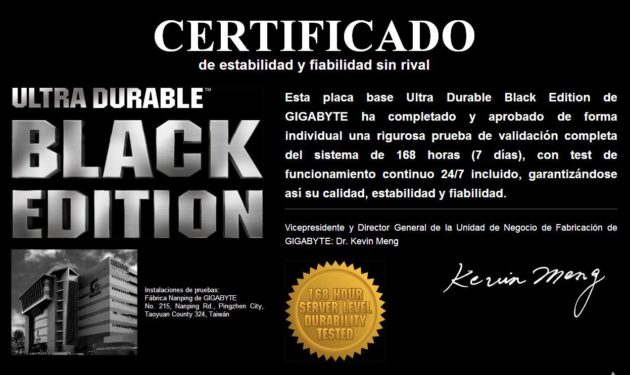 placas base Black Edition de GIGABYTE