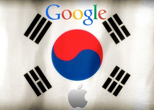 Corea del Sur, Google y Apple