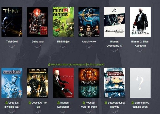 Humble Bundle de Square Enix