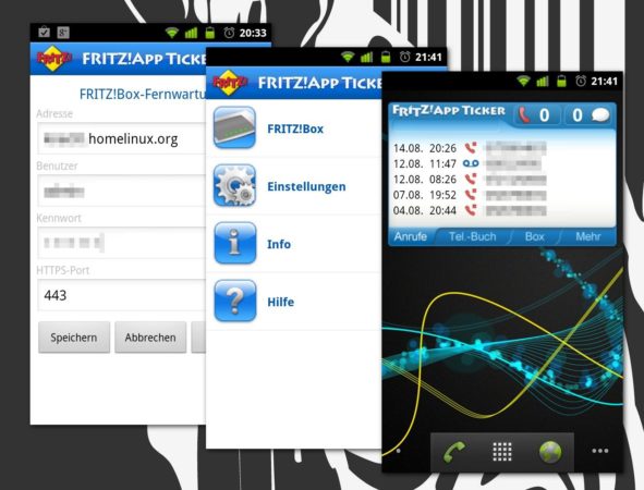 FRITZ!App Ticker