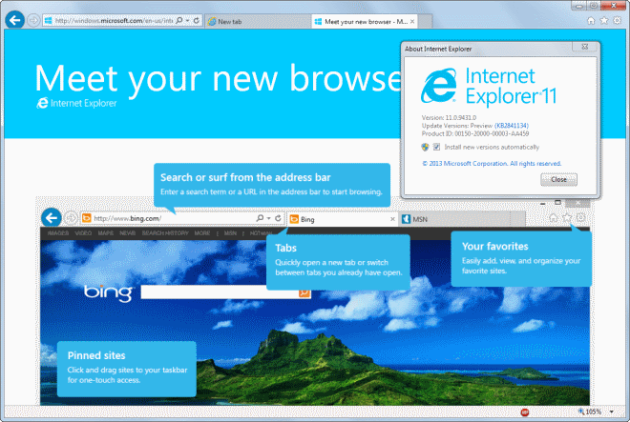 Internet Explorer sin soporte