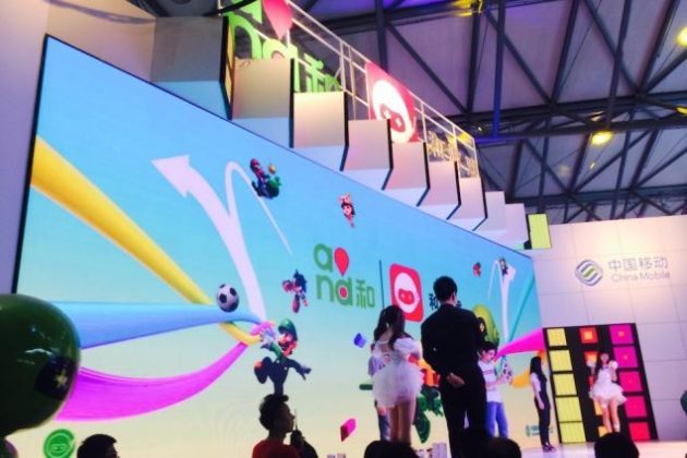 Mario, Sonic y compañía en el stand de China Mobile en ChinaJoy 2014