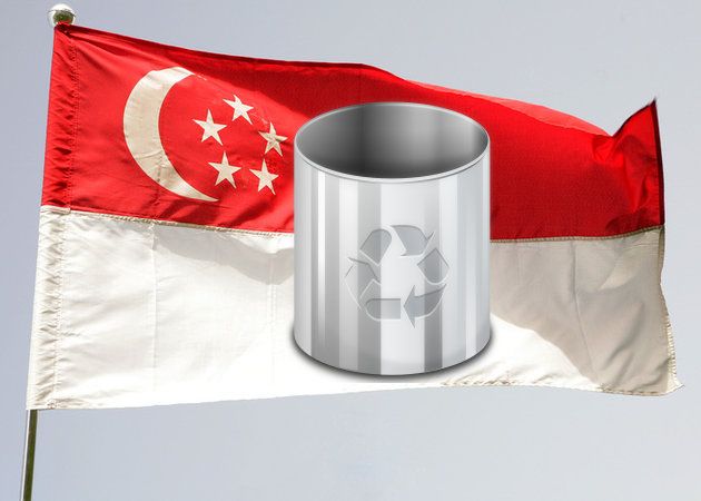Singapur pondrá 100 cubos de basura para dispositivos electrónicos.